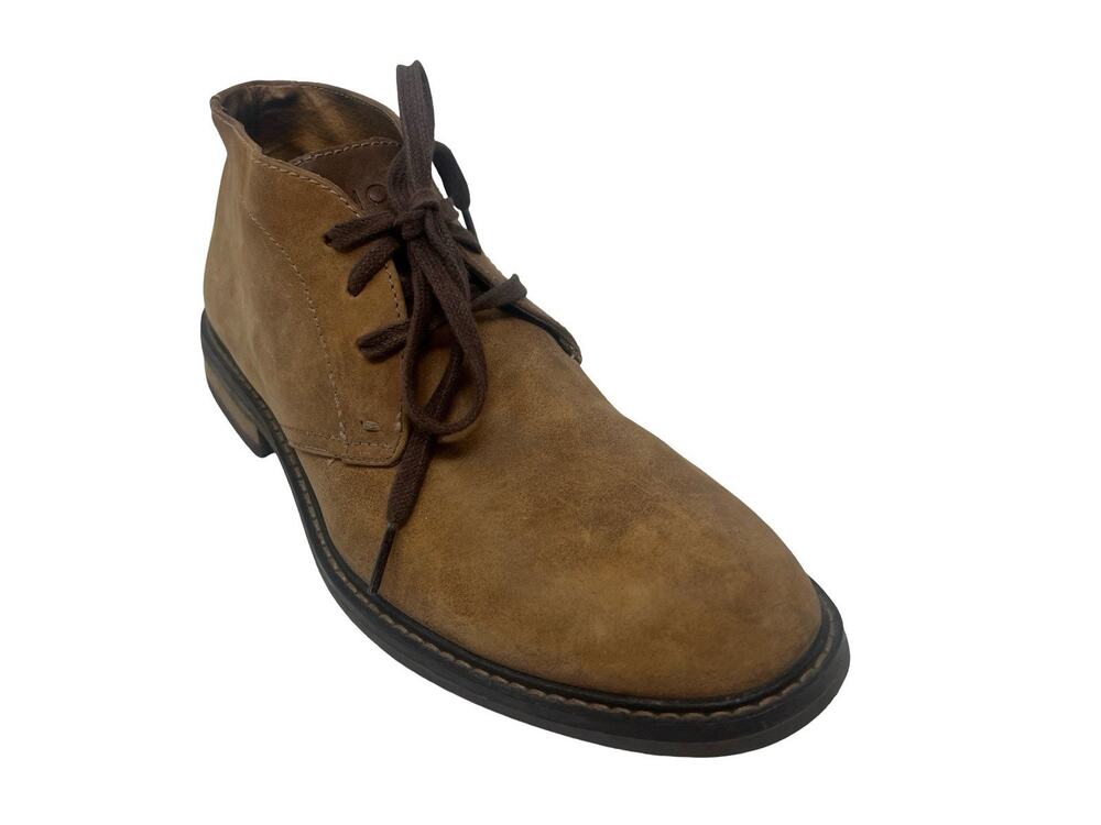 Vionic Bowery Chase Men’s Suede Chukka Boots Tan Size 7 / 40 Orthotic Comfort